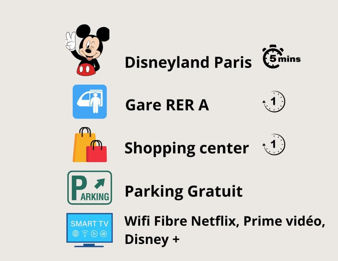 Disneyland Paris Station 2Min Chessy  Bagian luar foto